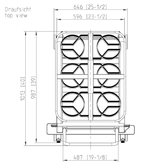 Тележка-кассета Finishing® 20-2-1, 100 тарелок RATIONAL 60.22.399 (2)