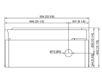Вытяжной зонт UltraVent Plus 6-1-1 и 10-1-1 RATIONAL 60.75.142 (4)