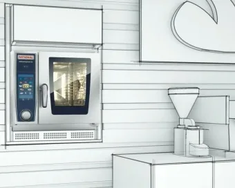 Комплект для встраивания пароконвектоматов XS RATIONAL