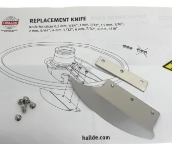 Лезвие, ломтик 1,5-10 мм Hallde 63324 (3)