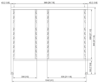 Подставка III UltraVent 6-2-1 RATIONAL 60.31.216 (2)