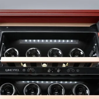Винный шкаф Meyvel MV46PRO-KBT2 (Спелая вишня) 9