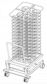 Тележка-кассета Finishing® 20-2/1, 84 тарелки RATIONAL 60.22.398 в компании ШефСтор