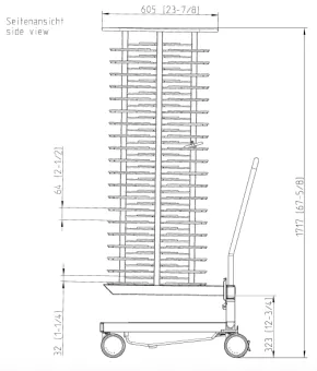 Тележка-кассета Finishing® 20-1-1, 60 тарелок RATIONAL 60.21.293 (4)