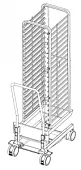 Рама с направляющими 20-1/1, 20 уровней HeavyDuty MarineLine RATIONAL 60.21.291 в компании ШефСтор
