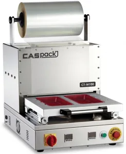 Настольный запайщик лотков CAS CT-M100 в компании ШефСтор