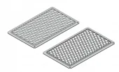 Решетка гриль GN1/1 с продольными и перекрестными полосками (530х325) RATIONAL 60.73.314 в компании ШефСтор