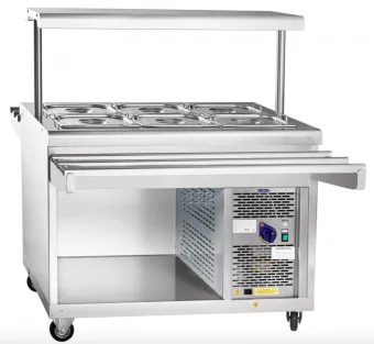 Прилавок холодильный Abat ПВВ(Н)-70ПМ-НШ (нерж) (210000000455) в ШефСтор (chefstore.ru) 3