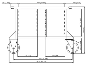 Подставка II MobilityLine 6-1-1 и 10-1-1 RATIONAL 60.31.164 (2)