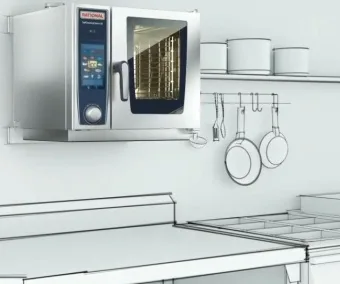 Настенный кронштейн для пароконвектоматов XS RATIONAL