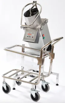 Овощерезка Hallde RG-350 380В (40940) c ручной подачей (4) на подставке с тележкой